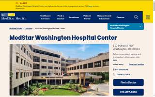 Washington Hospital Center: Dubree Kevin J website