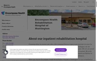 Encompass Health Rehabilitation Hospital of Huntington website