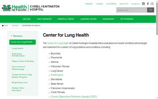 CHH Center for Lung Health website