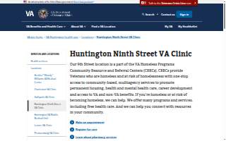 Huntington Ninth Street VA Clinic website