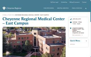 Cheyenne Regional Medical Center - East Campus website