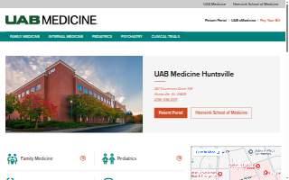 UAB Medicine Huntsville website