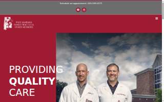 West Alabama Family Practice and Sports Medicine website