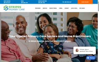 Stripes Primary Care - Mesa website