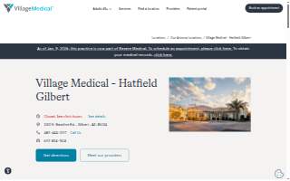 Village Medical - Hatfield Gilbert website