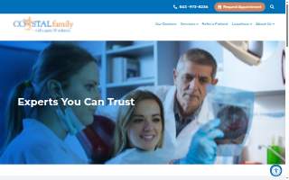 Coastal Family Oral Surgery & Sedation website