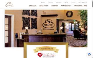 Santé of Surprise - Skilled Nursing & Rehabilitation website