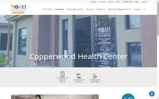 NOAH Copperwood Health Center website