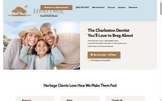 Heritage Dental website