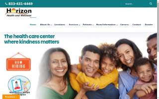 Horizon Health and Wellness website