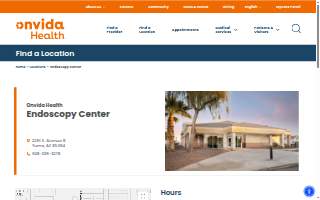 Onvida Health Endoscopy Center website