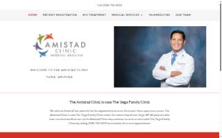 Amistad Clinic website