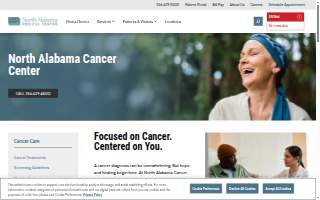 North Alabama Cancer Center website