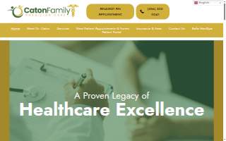 Caton Family Physician Care, PC website