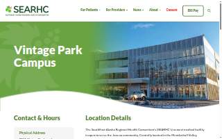 SEARHC Primary/Urgent Care - Vintage Park Campus website