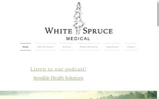 White Spruce Medical website