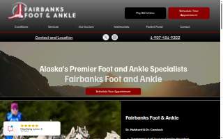 Fairbanks Foot and Ankle website