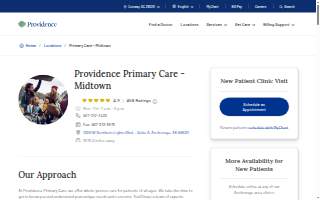 Providence Primary Care - Midtown website