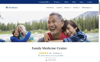 Providence Anchorage Family Medicine Center website
