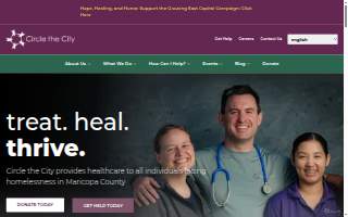 Circle the City - Parsons Family Health Center website