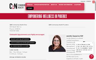 CAN Community Health - Phoenix website