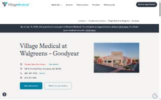 Village Medical at Walgreens - Goodyear website
