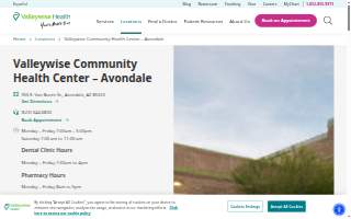 Valleywise Community Health Center - Avondale website