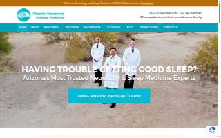 Phoenix Neurology & Sleep Medicine website