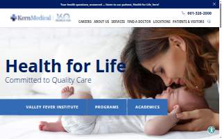 Kern Medical’s outpatient clinic website