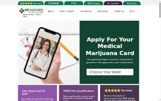 ARCannabisClinic website