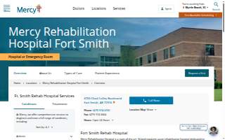 Mercy Rehabilitation Hospital Fort Smith website