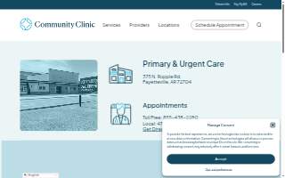 Community Clinic Primary & Urgent Care - Fayetteville, AR - Owl Creek Elementary School website