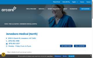 Arcare Jonesboro (North) website