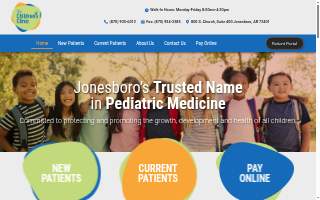 The Children's Clinic website