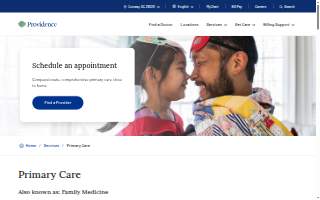 Providence Family Medicine website
