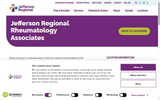 Jefferson Regional Rheumatology Associates website
