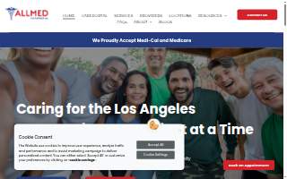 Allmed of Los Angeles Inc website