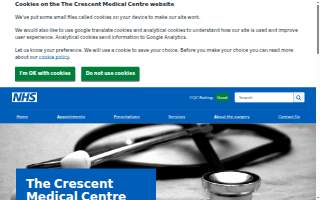 Crescent Medical Center website