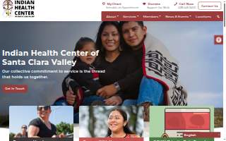 Indian Health Center of Santa Clara Valley - Meridian website