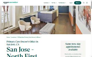 One Medical Primary Care Clinic - San Jose - North First website