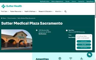 Sutter Medical Plaza Sacramento website