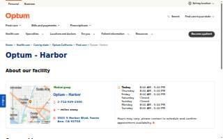 Optum - Harbor website