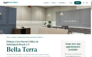 One Medical Primary Care Clinic - Bella Terra website
