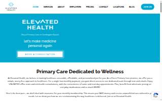 Elevated Health: Direct Primary Care website