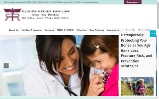 Clinica Medica Familiar website