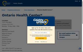 Ontario Health Center website