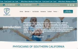 Physicians of Southern California Inc website