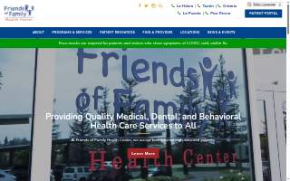 Friends of Family Health Center website
