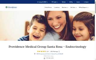Providence Medical Group Santa Rosa - Endocrinology website