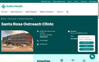 Santa Rosa Outreach Clinic website